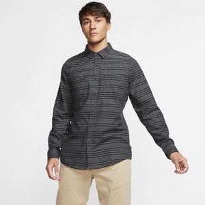 EUC Hurley Armstrong Long Sleeve Striped Button Down Shirt